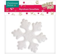 Craft With Fun Rotājums Ziemassvētku - Putuplasta Płatek śniegu (np 113)