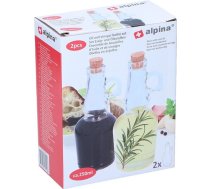 Orion Alpina - Pudele Stikla Ar Korķi Olīvai/Etiķis 250 Ml 2 Gab.