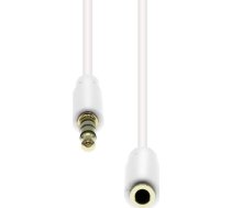 Kabelis Proxtend Mini-jack 4-pin Slim Extension Cable White 0.5m