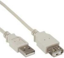 Kabelis Usb Inline Usb-a - Usb-a 0.5 M Balts (34650x)