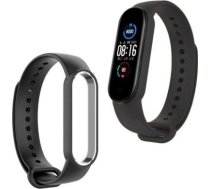 Strado Wyp Siksna Silikons Priekš Xiaomi Mi Band 7 - Melns