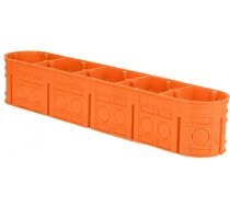 Simet Iebūvējama Kārba 5-kārtīgs Multiwall M5x60f 60mm Oranžs (33172008)