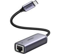 Karte Tíkla Ugreen Ugreen Cm483 Adapteris Tīkla Usb-c Do Rj45 (pelēks)