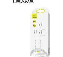 Kabelis Usb Usams Usb-c - Usb-c + Lightning 1.2 M Balts (63775-universāls)