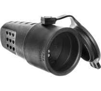Orno Ligzda Pārnēsājams Gumijas Taisns 3p 16a 250v Melns Ip44 Or-ae-1314