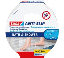 Tesa Lente Pretslīdīšanas Platums.25mm Dł.5m,vannas Istabām ūdensizturīgs H5553302 Tesa
