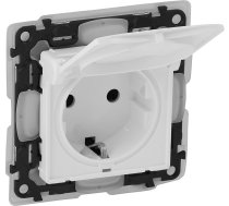 Legrand Ligzda Vienvietīgs Valena Life Hermētisks Ip44 Uziemienie Schuko Balts (753119)