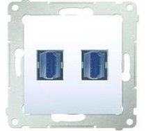 Kontakt-simon Simon 54 Ligzda Dubults Hdmi Balts (dghdmi2.01/11)
