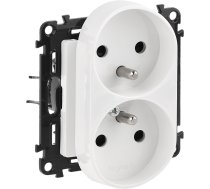 Legrand Ligzda Dubults Valena Life Ar Zemējumu 16a Balts (753190)