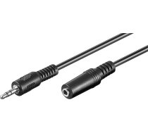 Kabelis Goobay Jack 3.5mm - Jack 3.5mm 2m Melns (50431)