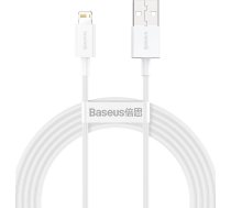 Kabelis Usb Baseus Usb-a - Lightning 2 M Balts (calys-c02)