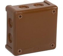 Viplast Kārba Virsmas tukšs 8 Wlotów Viplast Vp-42 Brūna Ip55 98x98x42mm 042-02