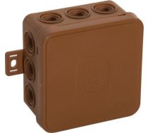 Viplast Kārba Virsmas tukšs 12 Wlotów Viplast V5 Klik Brūna Ip54 75x75x41mm 035-02
