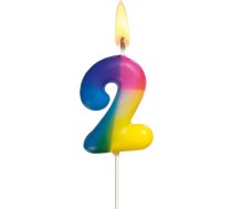 Pelikan Svece Kūku Dzimšanas Diena Cipars 2 4,5cm Susy-card