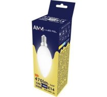 Un Spuldze E14 Led Smd Ww 4.9w Svece Amm (1 gab)