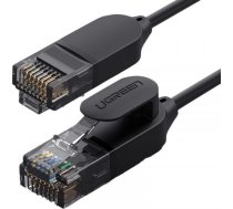 Ugreen Ugreen Kabelis Kabelisis Interneta Tīkla Ethernet Patchcord Rj45 Cat 6a Utp 1000mbps 1 M Melns (70332) Universāls (58914-universāls) - 58914-universāls
