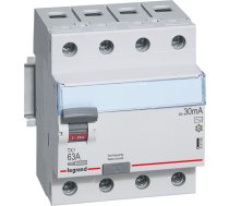 Legrand Slēdzis Diferenciālstrāvas 4p 63a 0,03a Tips Ac P304 - 411709