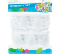 Craft With Fun Cf Rotājums Bn Lente Sprzyl Filc Ziemassvētku Eglītes 3cm 12/288