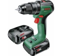 Urbjmašīna Bosch Cordless Impact Drill Bosch Green Universal Impact 18v-60, 18v, 1 X 2 Ah Batteries