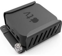 Compulocks Compulocks Apple Tv Security Mount (4k 3rd Gen) (2022) - Befestigungskit (sicherheitsklammer, Verriegelungskopf) - Beluftet - Fur Medienbox - Verriegelbar - Hochwertiges Aluminium - Melns - Fur Apple Tv 4k (3rd Generation)