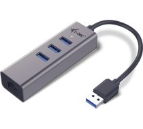 HUB USB I-TEC 1x RJ-45 + 3x USB-A 3.0 (U3METALG3HUB)