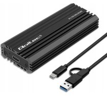 Kabata Qoltec Korpuss/kabata Qoltec Nv2270 Cietā Diska M.2 Ssd | Sata | Nvme | Usb-c | 2tb