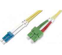 Digitus DIGITUS Professional - Patch- Cable - SC/APC Single mode (M) to LC/UPC Single mode (M) - 1 m - glass fiber - 9 / 125 Micron - OS2 - booted, halogen free