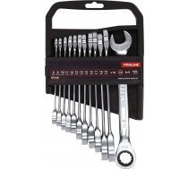 Pro-line Atslēga Plakans Ar Sprūdratu,komplekts 12gab(8-19mm),crv,proline