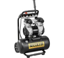 Kompresors Automašīnas Nuair Kompresors Bezeļļu 24l 8 Bar Kluss slēdzis 59db 2km (1 Gab)