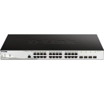 D-Link DGS-1210-28P/ME/E 24-Port 10/100/1000BASE-T PoE + 4-Port 1 Gbps SFP Metro Ethernet