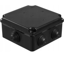 Nasielsk Kārba Virsmas Elektro-plast Nasielsk Pk-2 0222-09 1108x108x58mm Ip55 Hermētisks tukšs Melna