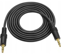 Kabelis Libox Jack 3.5mm - Jack 3.5mm 5m Melns (lb0027)