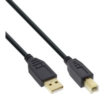 Kabelis Usb Inline Usb-a - Usb-b 3 M Melns (34535s)