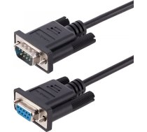 Startech Db-9 - Db-9, 3m, Melns (9fmnm-3m-rs232-cable)