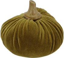 Ziemassvētku Rotājums Home Styling Collection Mākslīgais ķirbis, Auduma Dekorēšana, 10 X 11 Cm