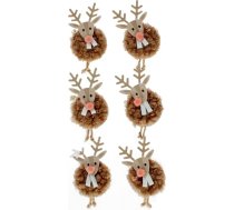 Ziemassvētku Rotājums Craft With Fun Rotājums Bn Filc Renifer Sprzyl 6.gab Cf Pbh12/144
