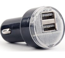Lādētājs Gembird Eg-u2c2a 2x Usb-a 2.1 A (eg-u2c2a-car-02)