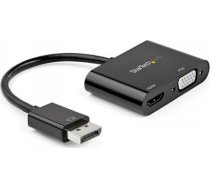 Adapteris Av Startech Displayport - Hdmi - D-sub (vga) Melns (jab-6157899)