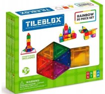 Magformers Tileblox Komplekts Varavīksnes 30 El. Z Tablicą Magnētiskā