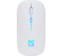 Pele Defender Pele Bezvadu Defender Touch Mm-997 Optiskais 1600dpi 2.4 Ghz + Bluetooth Balta Rgb Akumulators Bezklikowa Silent