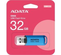 Flash zibatmiņa Adata Flash zibatmiņa C906 32gb Usb2.0 Debeszils