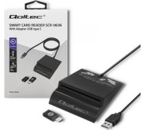 Qoltec Inteliģents Lasītājs Chipowych Kart Id Scr-0636 | Usb Tips C
