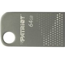 Flash Zibatmiņa Patriot Patriot Flashdrive Tab300 64gb Usb 3.2 120mb/s, Mini, Alumīnija, Sudraba