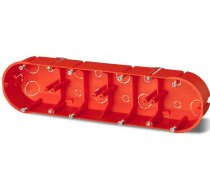 Elektro-plast Iebūvējama Kārba Ģipškartona Pk-4x60 Oranžs (0235-00)