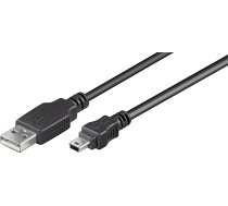 Kabelis Usb Goobay Usb-a - Miniusb 1.8 M Melns (50767)