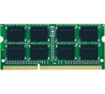 Atmiņa Portatīvajam Datoram Goodram Sodimm, Ddr3, 8 Gb, 1600 Mhz, Cl11 (gr1600s364l11/8g)