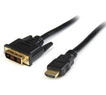 Kabelis Startech Hdmi - Dvi-d 0.5m Melns (hddvimm50cm)