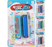 Mega Creative Harmonika Met/plast 16x27x3 Mix4 Mc B/c 96/192