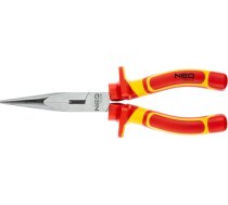 Neo Knaibles Pagarinātas Taisns 1000v (long Nose Plier Vde 200mm (8"), Crv, Polished)