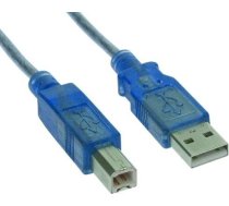 Kabelis Usb Inline Usb-a - Usb-b 3 M Debeszils (34535b)